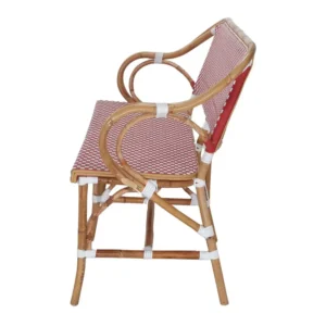 mobiliario-contract-sofa rattan isona rojo 3